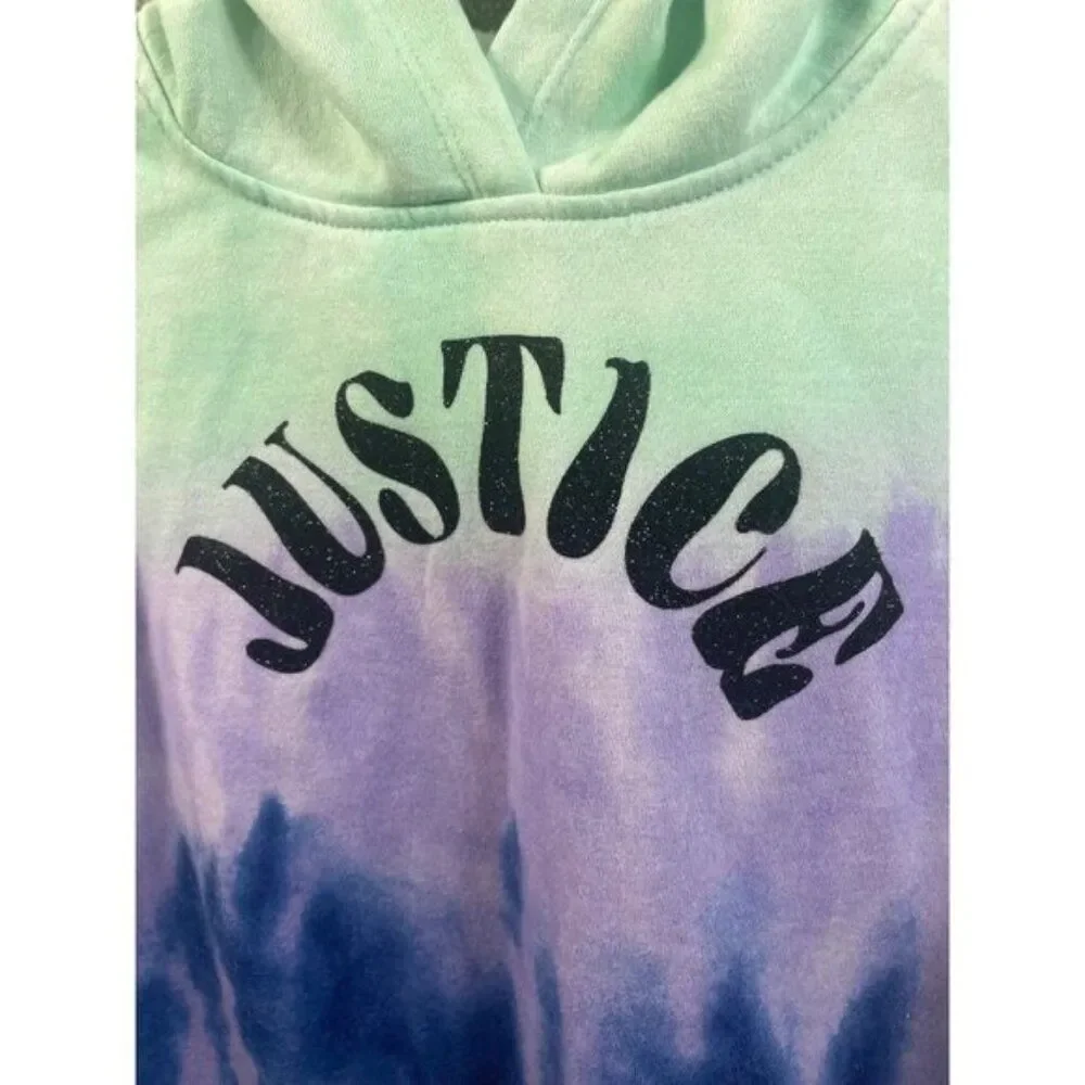 Justice Girls Tie Dye‎ Hoodie Sweatshirt Pullover Colorful Youth